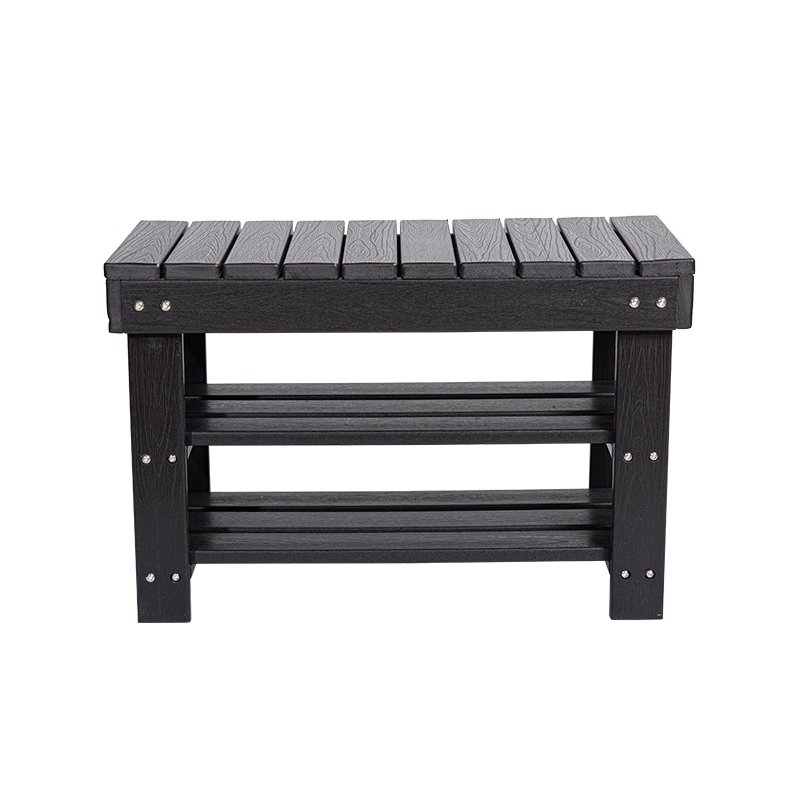 Elegantný čierny HDPE trojposchodový dlhý stôl